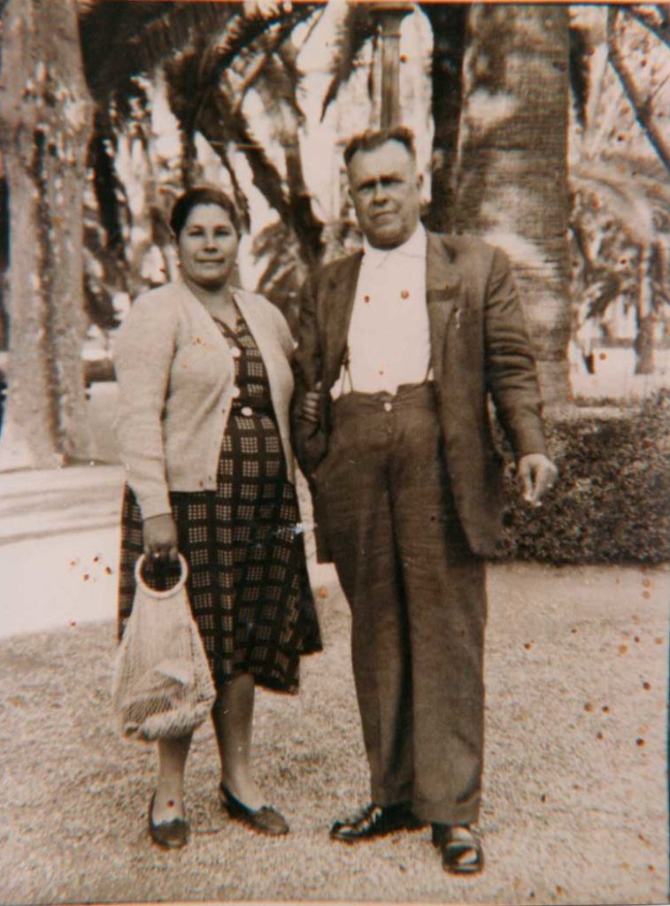 Francisco Ternero y esposa